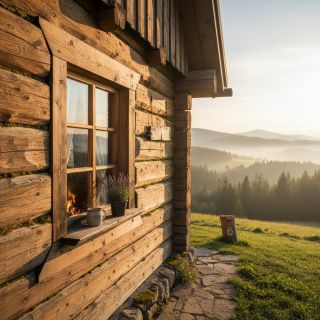 Život v dřevostavbě je jednoduchý, ale krásný. Když se venku stmívá, uvnitř je teplo a klid. Kdo by si tohle nechtěl aspoň...